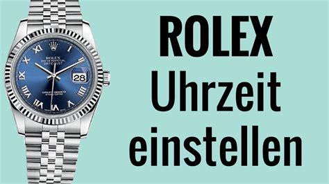 rolex damenuhr aufziehen und einstellen|was macht ein rolex auf.